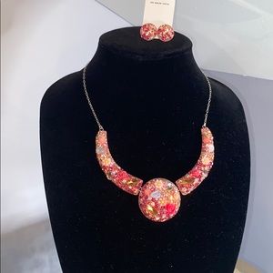 SWAROVSKI CRYSTAL NECKLACE AND EARRINGS SET!!!!!